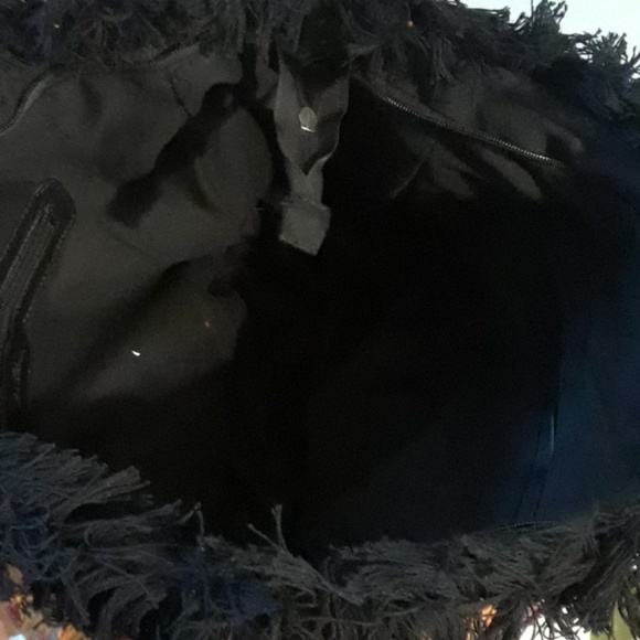 Black Tribal Beaded Handbag, NWT - Picture 4 of 6